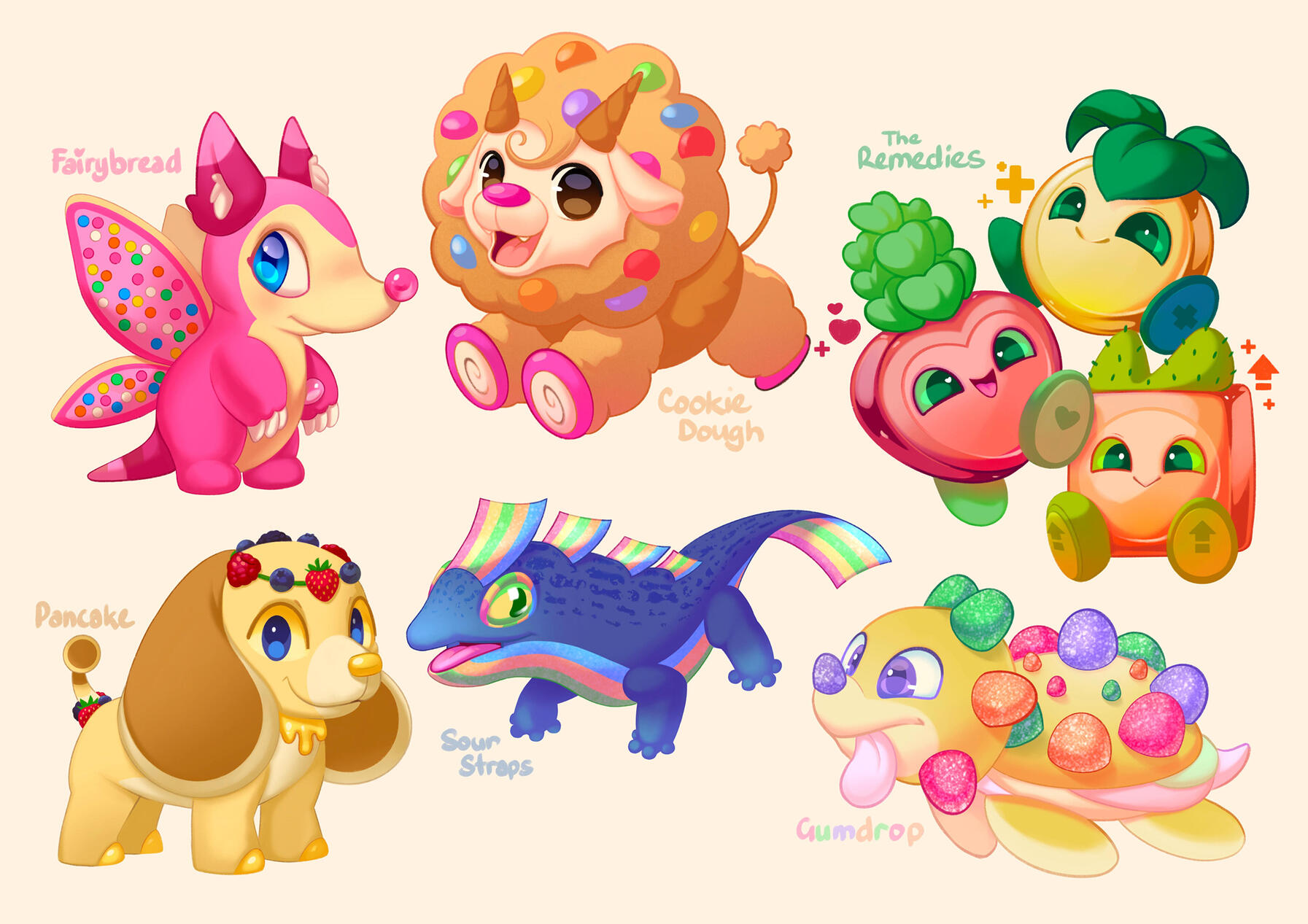 Candy creatures